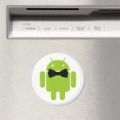 Aimant Cravate Formelle Bow Android Robot Icon (In Situ (Lave-vaisselle))