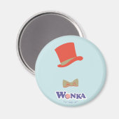 Aimant Cravate Wonka Top Hat & Bow (Recto/Verso)