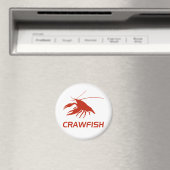 Aimant crawfish's silhouette (Red) (In Situ (Lave-vaisselle))