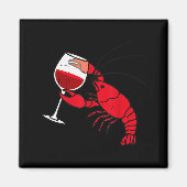 Aimant Crayfish Boil Party Funny Crawfish Lobster Seafood (Devant)