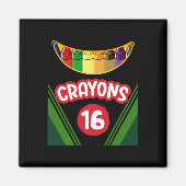 Aimant Crayon Box Fun Enseignant Étudiant Crayon Squad Ha (Devant)