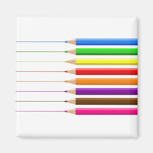 Aimant Crayons colorés (Devant)