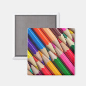 Aimant crayons de couleur crayons arrière - plan texture (Recto/Verso)