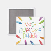 Aimant Crayons La Typographie De Papa La Plus Awesble | M (Recto/Verso)