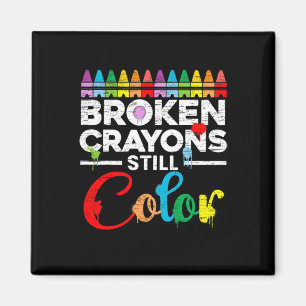 Aimant Crayons Toujours Couleur Soutien à la sensibilisat