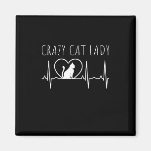Aimant Crazy Cat Lady