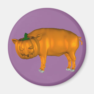 Aimant Crazy Halloween Pig