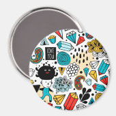 Aimant Crazy head (Recto/Verso)