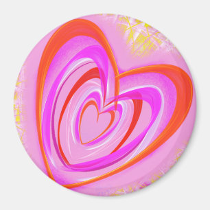 Aimant Crazy Heart par Power Flower