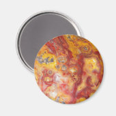 Aimant Crazy Lace Agate Motif (Recto/Verso)