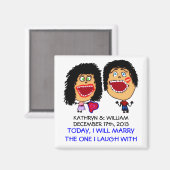 Aimant Crazy Mariage Mon Meilleur Ami (Recto/Verso)