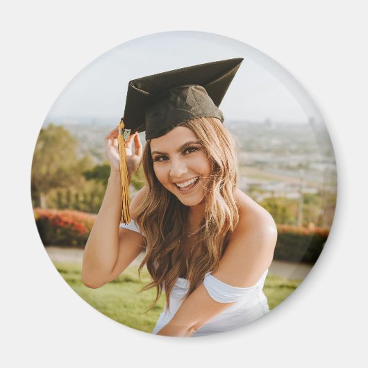 Aimant Create Your Own Custom Graduate Photo (Devant)