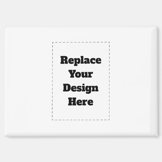 Aimant Create Your Own white (Recto)