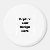 Aimant Create Your Own white  (Devant)