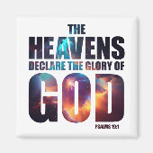 Aimant Création chrétienne : les cieux déclarent gloire d (Devant)