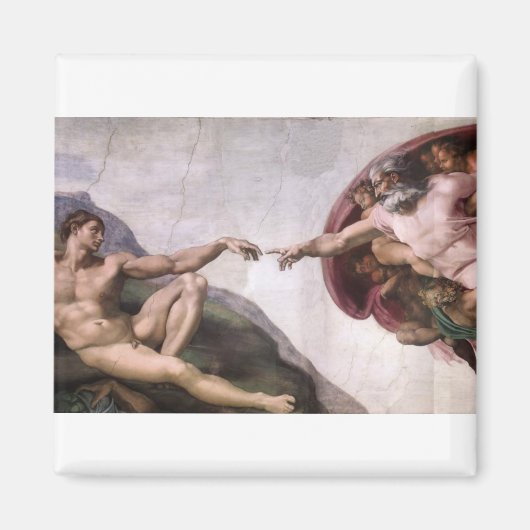 Aimant Création d'Adam (Devant)