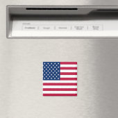 Aimant Création de fierté avec drapeau américain USA (In Situ (Lave-vaisselle))