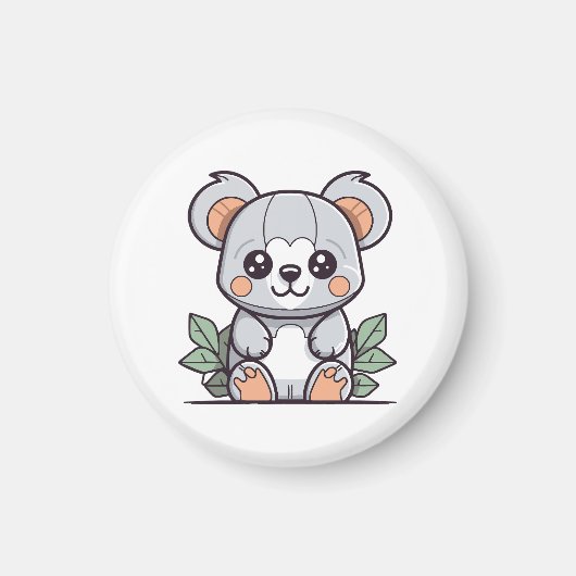 Aimant Création de Koala Vector Magique Kawaii (Devant)