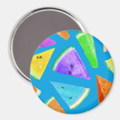 Aimant Création de Motif de pastèque 10 (Recto/Verso)