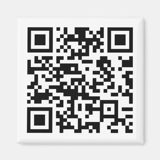 Aimant Création instantanée de code QR (en entrant votre  (Devant)