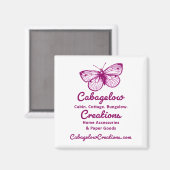 Aimant Créations Cabagelow promotionnelles (Recto/Verso)