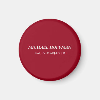 Aimant Creative Carmine rouge minimaliste classique itali