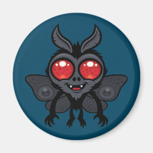 Aimant Créature Mothman Monstre Cryptide Mignonne et Flip