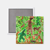 Aimant Créatures dans l'aimant forestier profond (Recto/Verso)