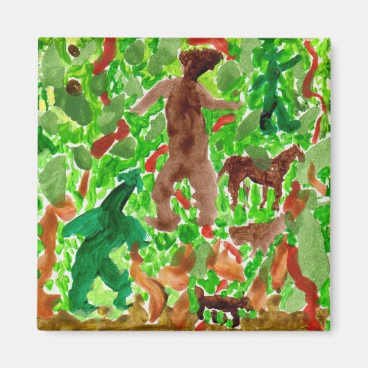 Aimant Créatures dans l'aimant forestier profond (Devant)