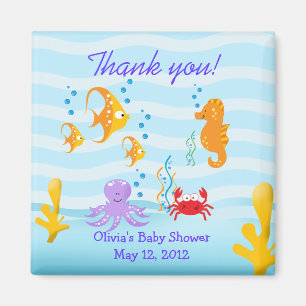 Aimant CRÉATURES de MER sous l'aimant de faveur de mer