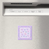 Aimant Créatures douillettes à la lavande (In Situ (Lave-vaisselle))