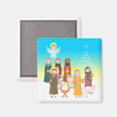 Aimant Crèche pour enfants (Recto/Verso)