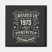 Aimant Créé dans l'image de Dieu Customisé (Devant)