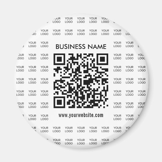 Aimant Créer instantanément du code QR scannable et du Mo (Devant)