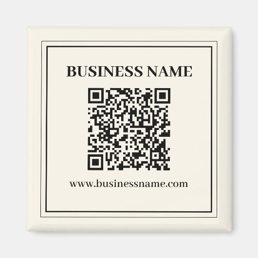 Aimant Créer instantanément un code QR numérisable pour l (Devant)