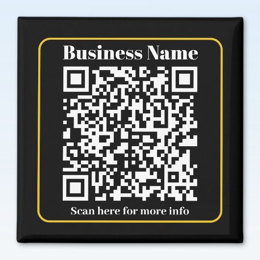 Aimant Créer un code QR d'entreprise instantanément scann