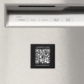 Aimant Créer un code QR instantanément Design simple mode (In Situ (Lave-vaisselle))