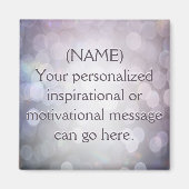 Aimant Créer un message de motivation personnalisé (Devant)