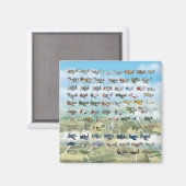 Aimant créer votre propre caricature d'avion (Recto/Verso)