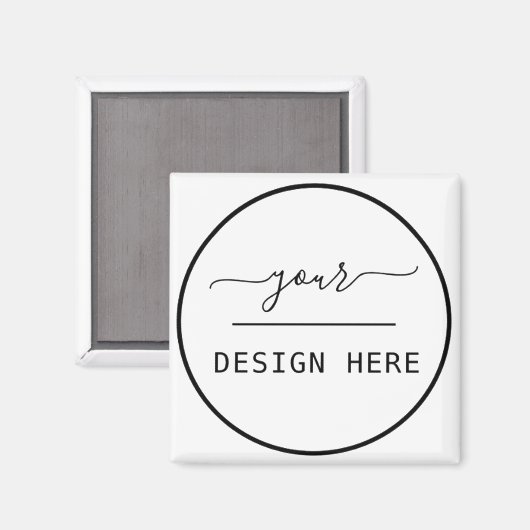 Aimant Créer votre propre conception (Recto/Verso)