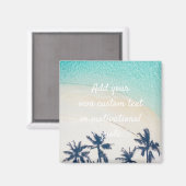 Aimant Créer votre propre devis personnalisé - Plage (Recto/Verso)