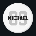 Aimant Créer Votre Propre Numéro De Nom Personnalisé<br><div class="desc">Créer votre propre magasin de nom personnalisé</div>