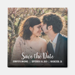 Aimant Créer votre propre photo mariage Enregistrer la d