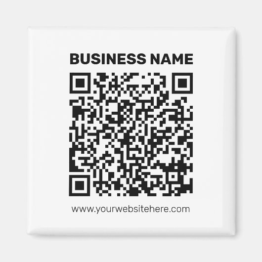 Aimant Créez instantanément un code QR pour n'importe que (Devant)