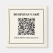 Aimant Créez instantanément un code QR scannable pour l'e (Devant)