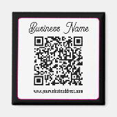 Aimant Créez instantanément un code QR scannable pour vot (Devant)