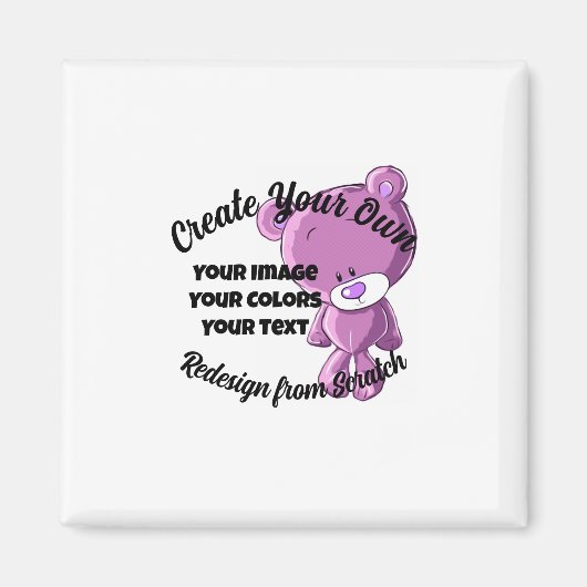 Aimant Créez la vôtre ! -  (Devant)