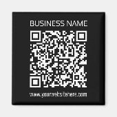 Aimant Créez un code QR instantanément avec l'URL de votr (Devant)