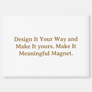 Aimant Créez votre personnalisation 3,5" x 2,5"