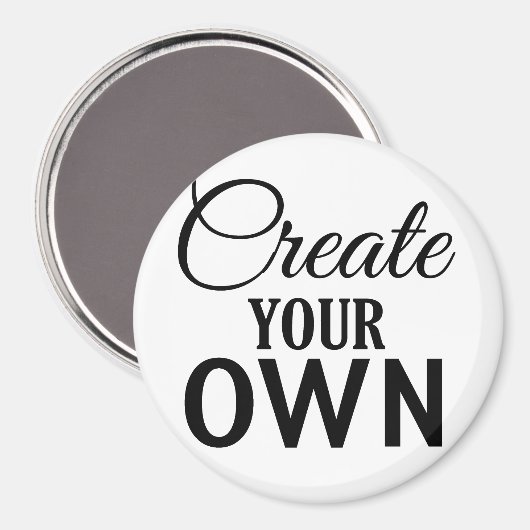 Aimant Créez votre propre (Recto/Verso)